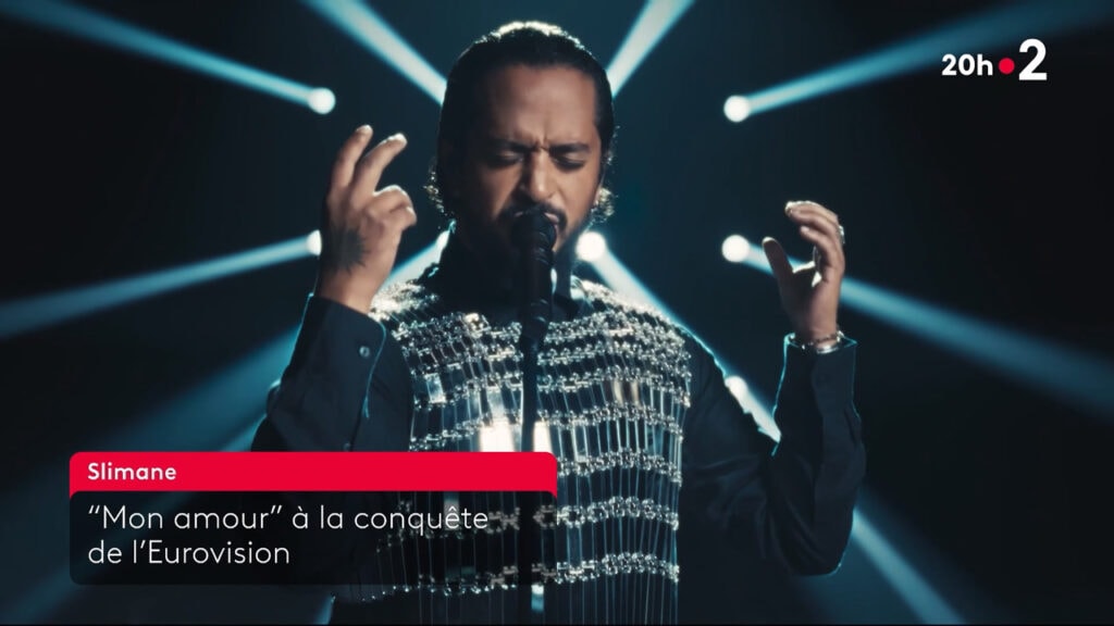 VIDEO. Découvrez Mon amour, la chanson de Slimane qui représentera la  France à l'Eurovision 2024